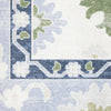 Oriental Weavers Addison ADD05 Blue/ Green Machine Washable Area Rug by PRINTS Close-up Image
