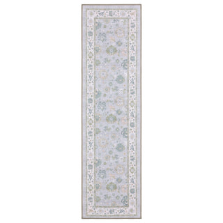Oriental Weavers Addison ADD06 Blue/ Green Machine Washable Area Rug by PRINTS Runner Image