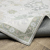 Oriental Weavers Addison ADD06 Blue/ Green Machine Washable Area Rug by PRINTS Backing Image