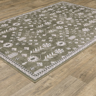 Oriental Weavers Addison ADD07 Brown/ Ivory Machine Washable Area Rug by PRINTS Alternate Image