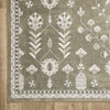 Oriental Weavers Addison ADD07 Brown/ Ivory Machine Washable Area Rug by PRINTS Corner Image