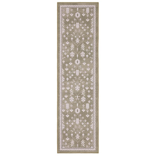 Oriental Weavers Addison ADD07 Brown/ Ivory Machine Washable Area Rug by PRINTS Runner Image