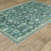 Oriental Weavers Addison ADD08 Teal/ Green Machine Washable Area Rug by PRINTS Alternate Image