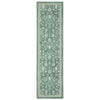 Oriental Weavers Addison ADD08 Teal/ Green Machine Washable Area Rug by PRINTS Runner Image