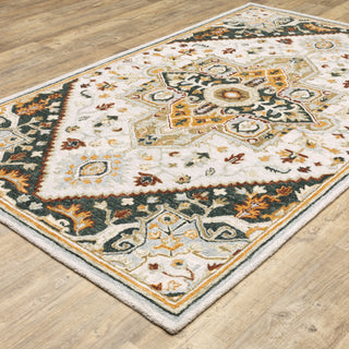 Oriental Weavers Alfresco 28407 Ivory/Charcoal Area Rug Alternate Image Feature