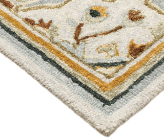 Oriental Weavers Alfresco 28407 Ivory/Charcoal Area Rug Corner Image