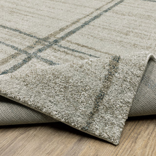 Oriental Weavers Alton 501Z9 Beige/Blue Area Rug Backing Image