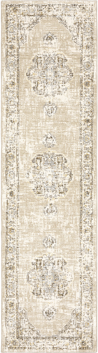 Oriental Weavers Andorra 303D0 Beige/Ivory Area Rug Runner Image