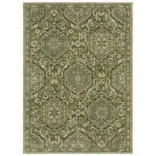 Oriental Weavers Andorra 3709C Green / Gold Area Rug main image