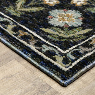 Oriental Weavers Andorra 3710A Blue / Multi Area Rug Corner Image