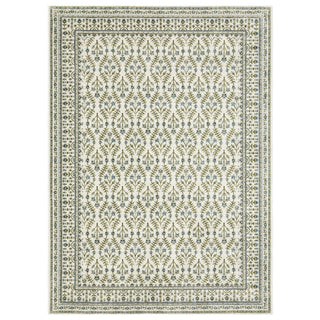 Oriental Weavers Andorra 3717C Ivory / Blue Area Rug main image