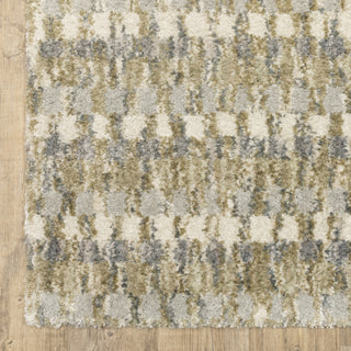 Oriental Weavers Aspen 3052A Gold / Grey Area Rug Corner Image