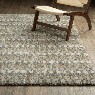 Oriental Weavers Aspen 3052A Gold / Grey Area Rug Lifestyle Image Feature
