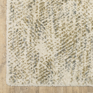Oriental Weavers Aspen 3154E Ivory / Gold Area Rug Corner Image