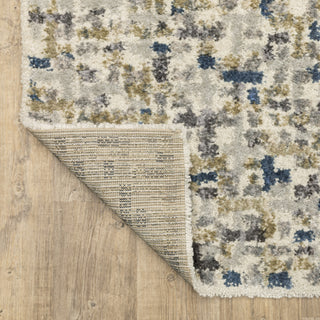 Oriental Weavers Aspen 3514A Ivory / Blue Area Rug Backing Image