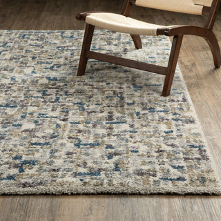 Oriental Weavers Aspen 3514A Ivory / Blue Area Rug Lifestyle Image Feature