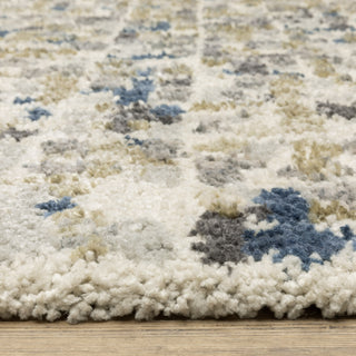 Oriental Weavers Aspen 3514A Ivory / Blue Area Rug Pile Image