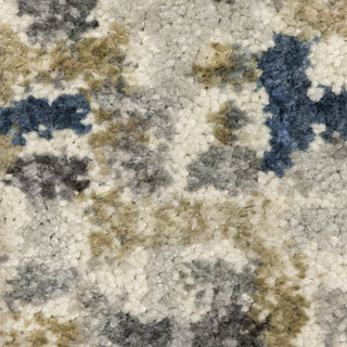 Oriental Weavers Aspen 3514A Ivory / Blue Area Rug Close-up Image