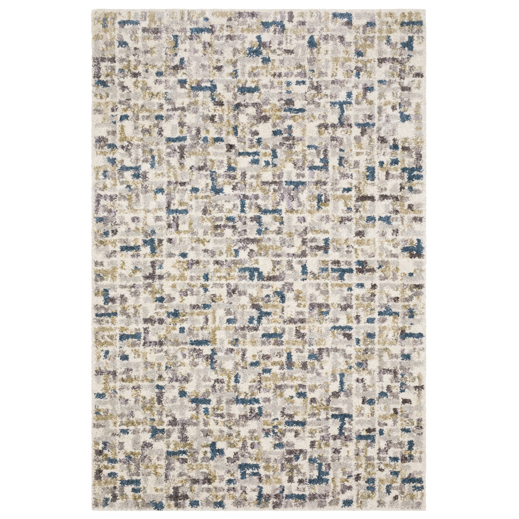 Oriental Weavers Aspen 3514A Ivory / Blue Area Rug main image