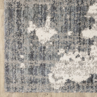 Oriental Weavers Aspen 003H9 Grey/Ivory Area Rug Corner Image