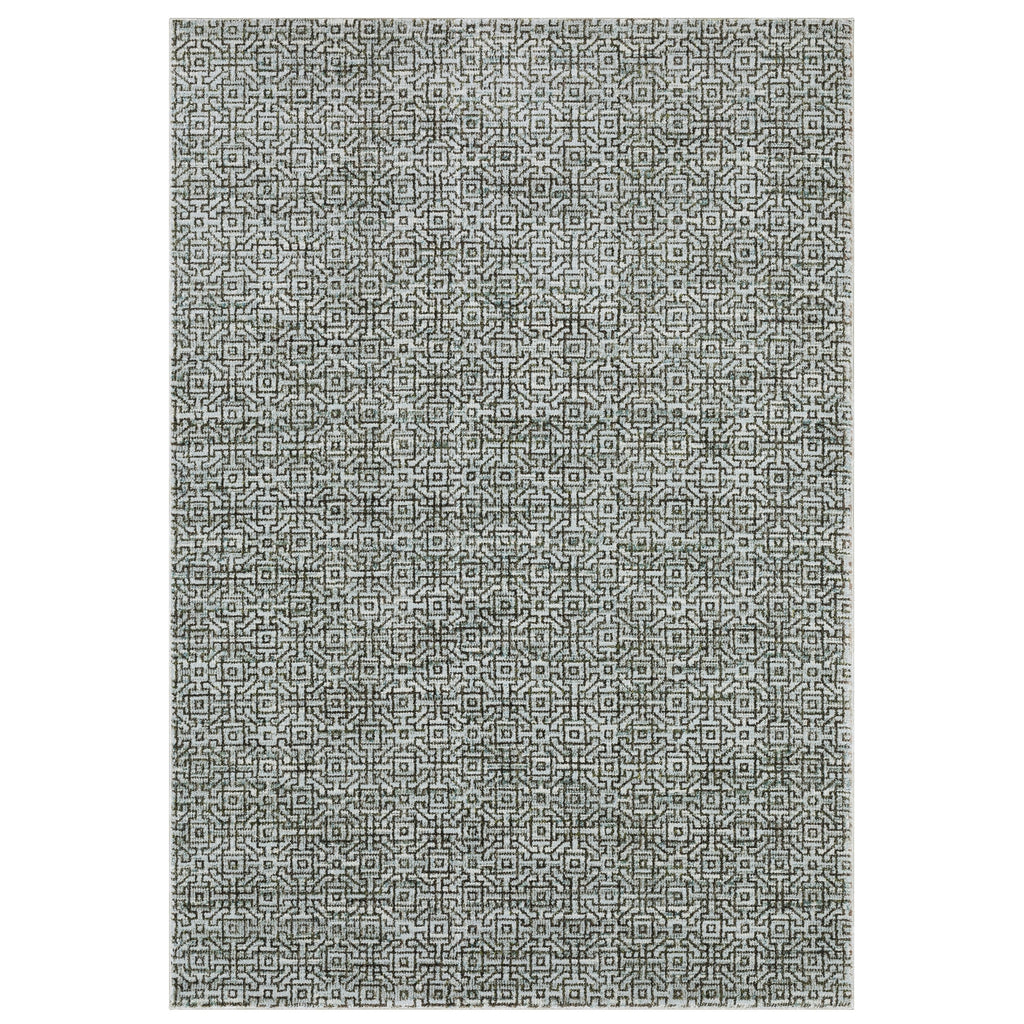 Oriental Weavers Atlas 3721J Blue/ Brown Area Rug main image