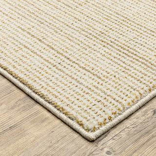 Oriental Weavers Atlas 3723N Ivory/ Gold Area Rug Corner Image