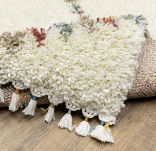 Oriental Weavers Axis AX07A Ivory/Multi Area Rug Backing Image