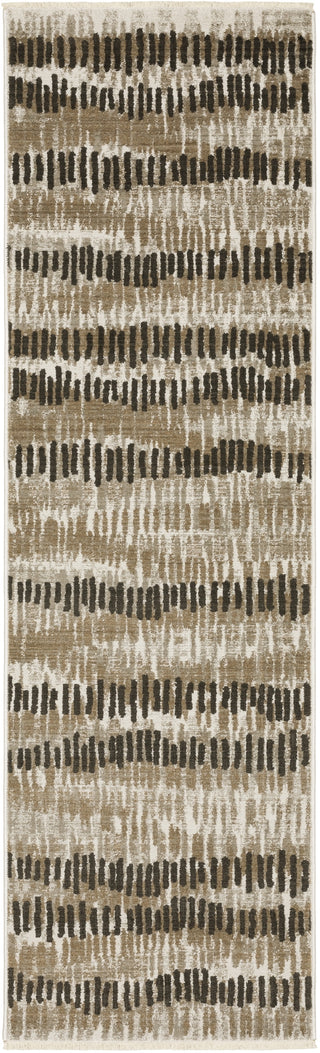 Oriental Weavers Bauer 8120D Beige/Charcoal Area Rug Runner Image