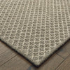 Tommy Bahama Boucle 561E5 Grey Area Rug Corner Image