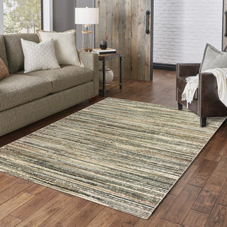 Oriental Weavers Bowen 1332J Ivory Gold Area Rug Lifestyle Image Feature