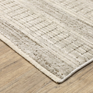 Oriental Weavers Branigan BRG03 Beige / Brown Area Rug Corner Image