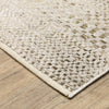 Oriental Weavers Branigan BRG06 Beige / Gold Area Rug Corner Image