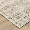 Oriental Weavers Branigan BRG07 Beige / Gold Area Rug Corner Image