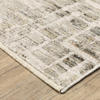 Oriental Weavers Branigan BRG08 Beige / Gold Area Rug Corner Image