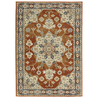 Oriental Weavers Branson BR04A Rust/Beige Area Rug Main Image