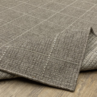 Oriental Weavers Caicos CA04B Grey/Grey Area Rug Backing Image