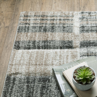 Oriental Weavers Cambria 055X2 Beige/Charcoal Area Rug Corner Image