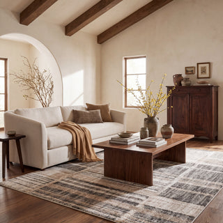 Oriental Weavers Cambria 055X2 Beige/Charcoal Area Rug Lifestyle Image Feature