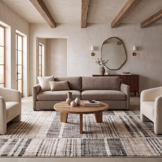 Oriental Weavers Cambria 055X2 Beige/Charcoal Area Rug Lifestyle Image Feature