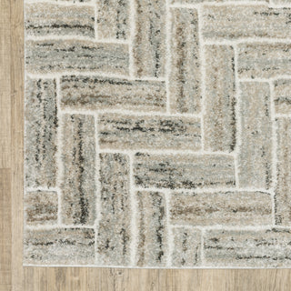 Oriental Weavers Cambria 093L2 Ivory/Beige Area Rug Corner Image