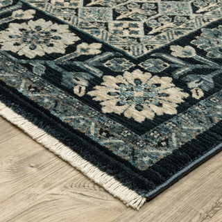 Oriental Weavers Capella CAP03 Blue/Ivory Area Rug