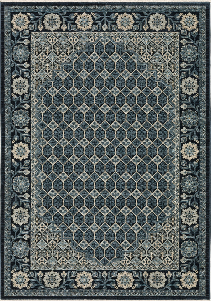 Oriental Weavers Capella CAP03 Blue/Ivory Area Rug