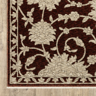 Oriental Weavers Capella CAP08 Red/Beige Area Rug