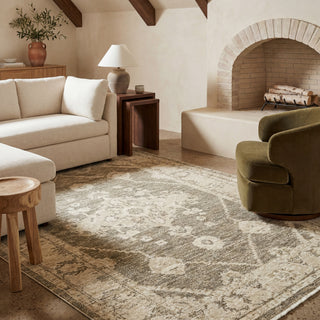 Oriental Weavers Caroline CRL02 Brown/ Beige Area Rug Lifestyle Image Feature