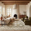 Oriental Weavers Caroline CRL02 Brown/ Beige Area Rug Lifestyle Image Feature