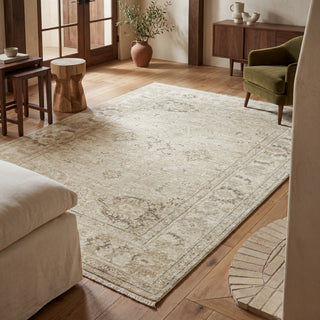 Oriental Weavers Caroline CRL03 Beige/ Beige Area Rug Lifestyle Image Feature