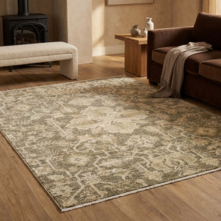 Oriental Weavers Caroline CRL04 Brown/ Beige Area Rug Lifestyle Image Feature