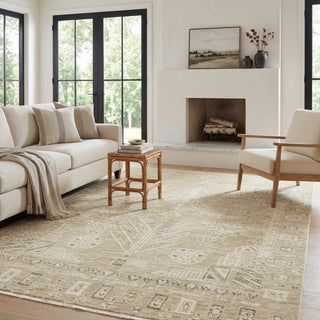 Oriental Weavers Caroline CRL05 Beige/ Beige Area Rug Lifestyle Image Feature