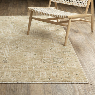 Oriental Weavers Caroline CRL07 Brown/ Beige Area Rug Lifestyle Image Feature