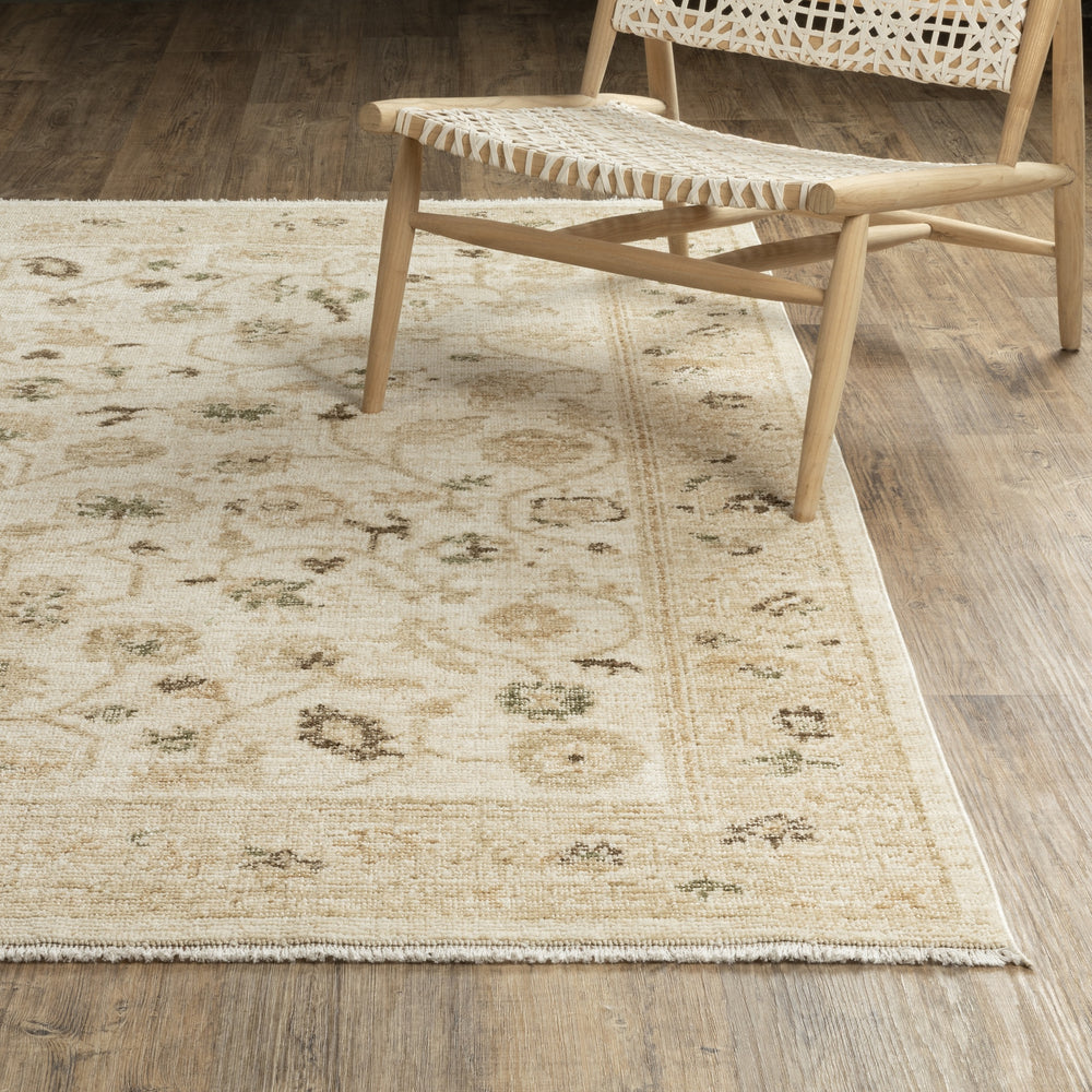 Oriental Weavers Caroline CRL09 Ivory/ Beige Area Rug Lifestyle Image Feature